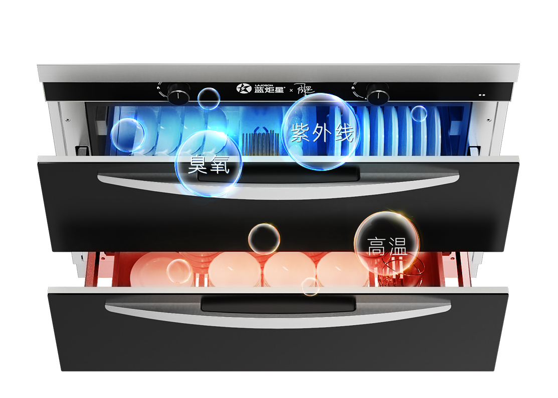 三重消毒的安心，导轨外置使用更放心