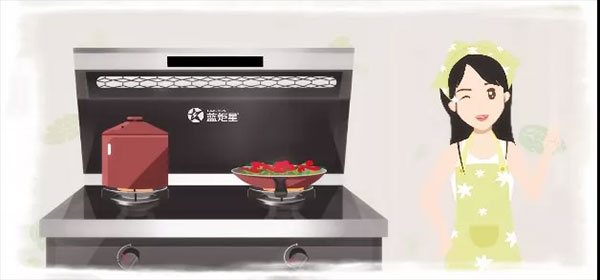 蓝炬星集成灶
